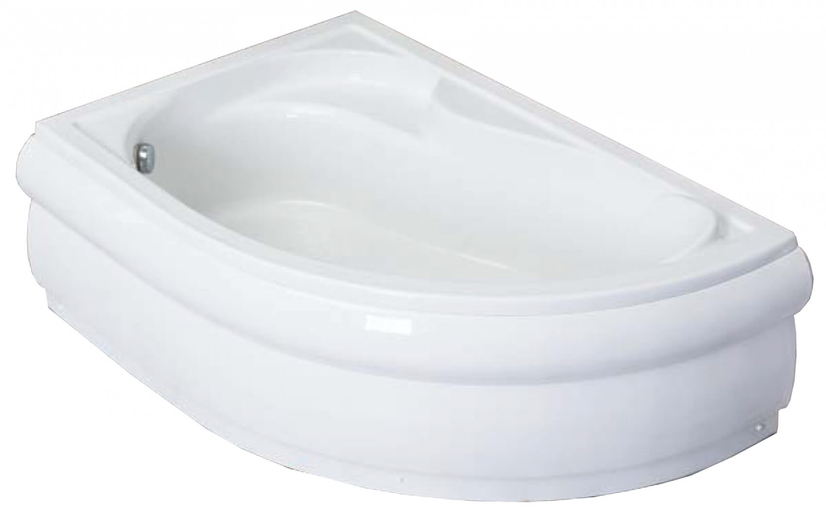 Ugaona kada 150x100 FAVORIT - SIESTA -desna (sa oplatom)